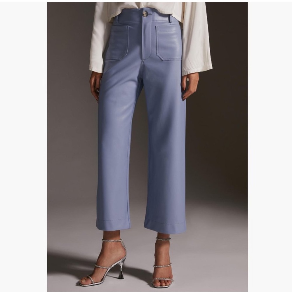 Anthropologie Colette faux leather pants